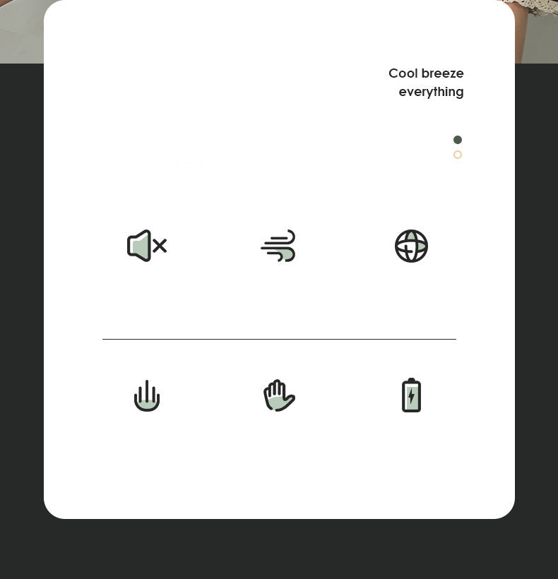 Clip-on Small Fan Quiet USB Portable Mini Neck Hanging Fan Desktop Handheld Fan