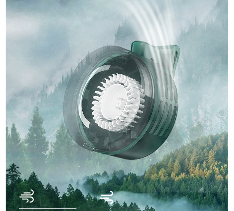 Clip-on Small Fan Quiet USB Portable Mini Neck Hanging Fan Desktop Handheld Fan