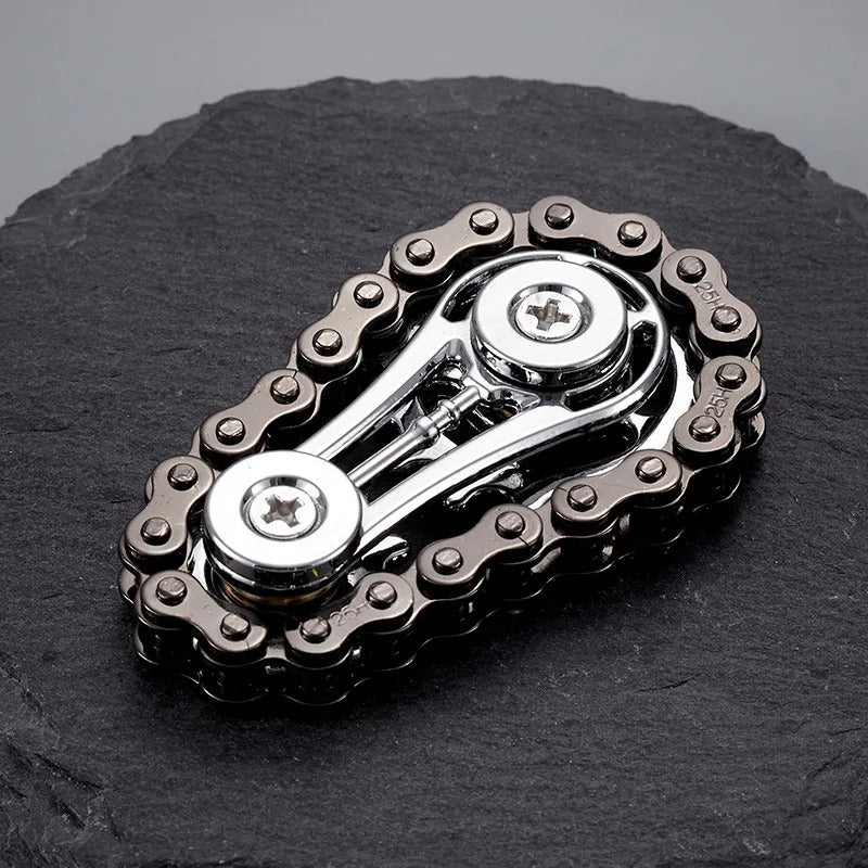 Mechanical Fidget Spinner Punk Style Design Metal Hand Spinner Chain ADHD Stress Relief EDC Fidget Toys Portable Pocket Toys Kid
