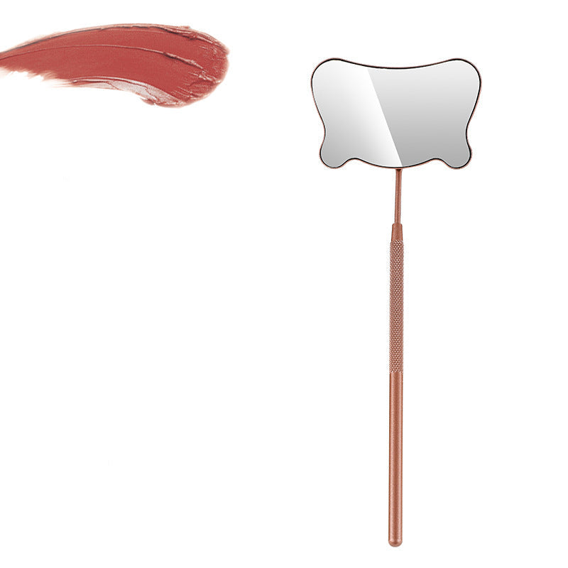 Hot-Selling Cross-Border Stainless Steel Grafting Flowering Auxiliary Tool Special Makeup Beauty Mirror Eyelash Inspection Mirror Eyelash Extensions