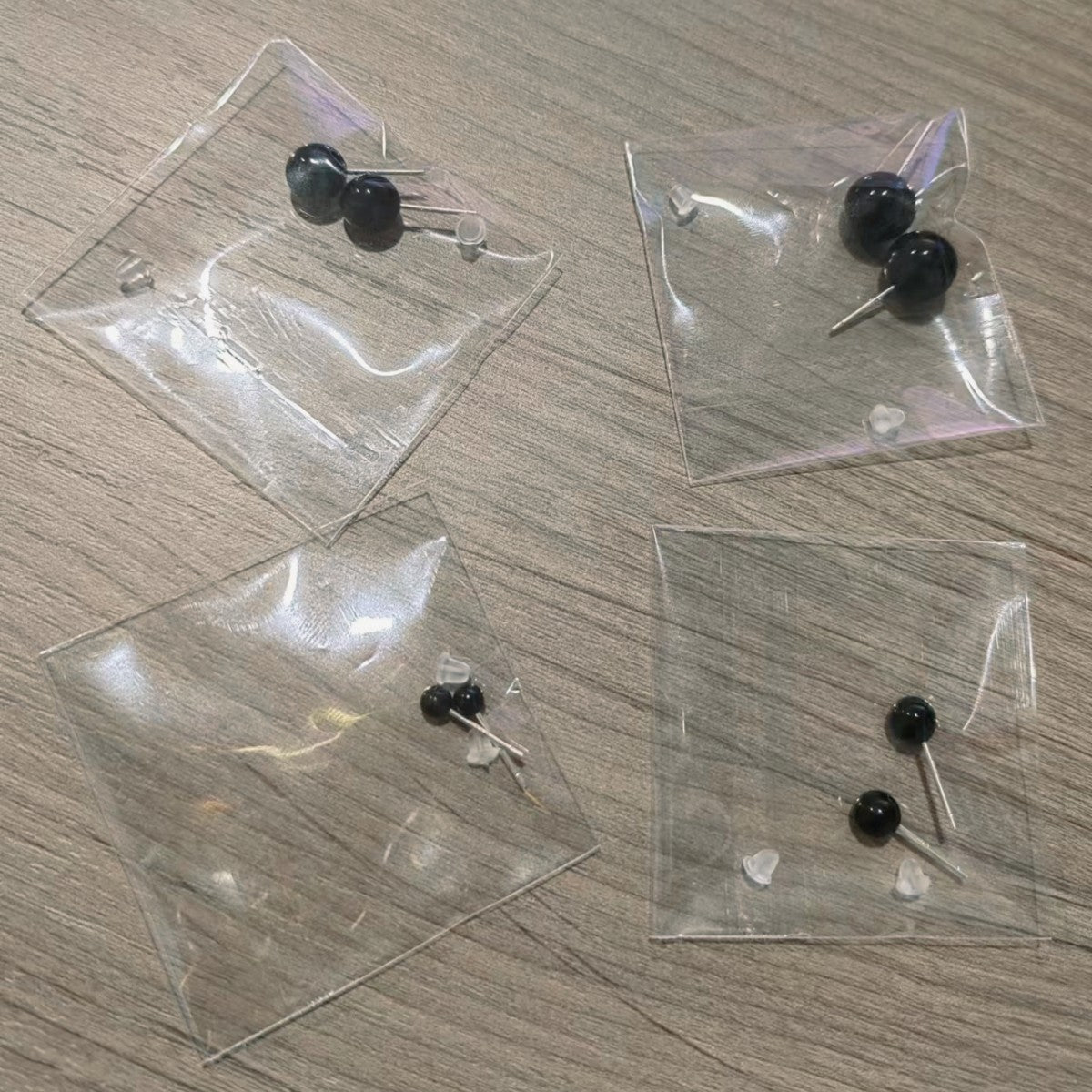 S925 Imitation Silver Needle White Round Pearl Earrings Simple New Year Festive Red Earrings Pearl Studs