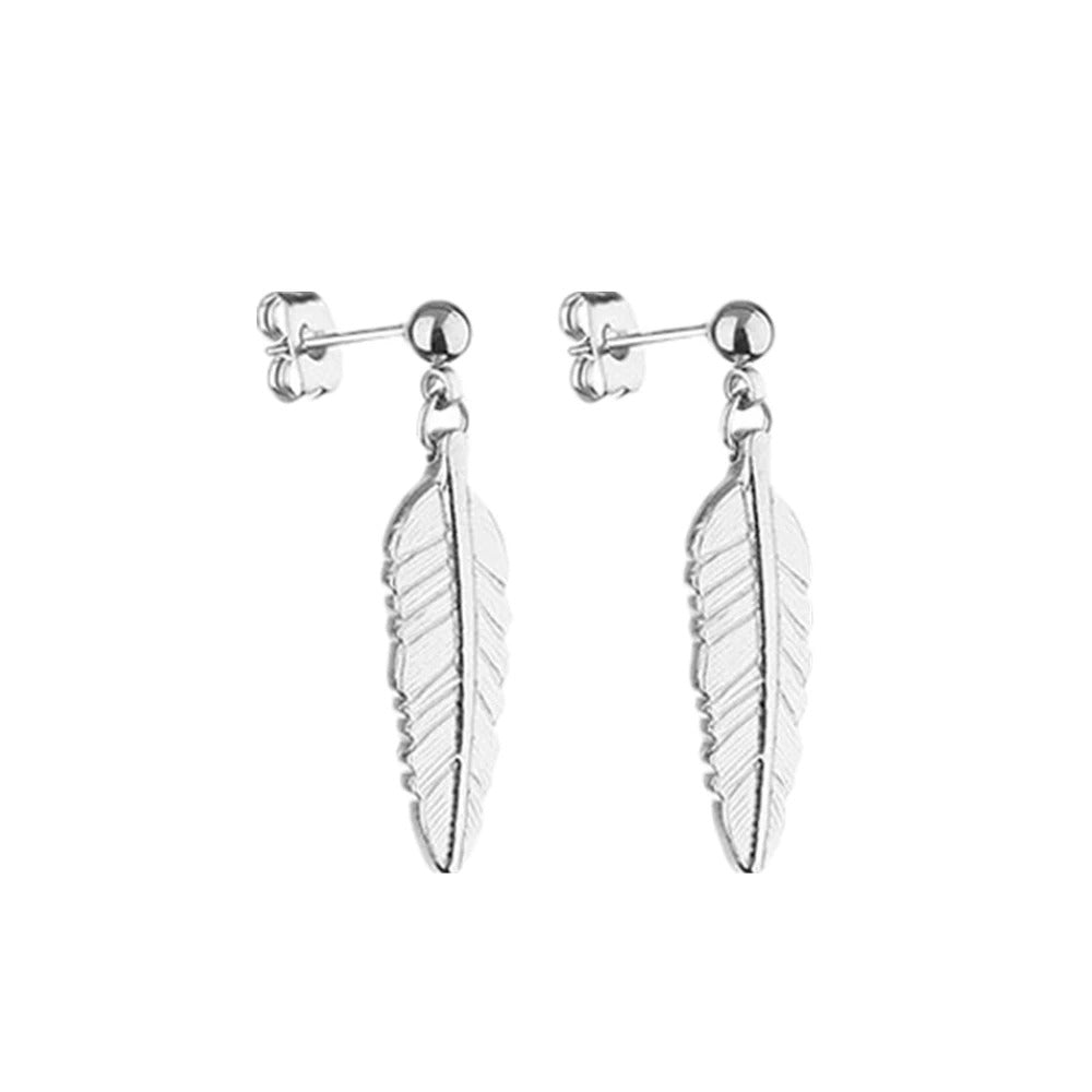 2023 Punk Stainless Surgical Steel Women Men's Stud Earrings Small Gothic Geometry Skeleton Rock Zircon Hip Hop Jewelry Earrings