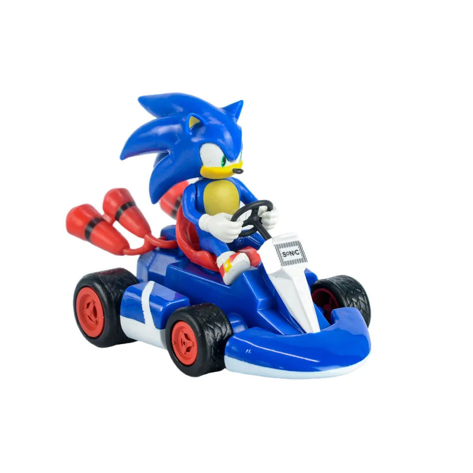 Sonic the Hedgehog Toy Car Kids Gift Birthday Gift Collection Decoration Desktop Decoration