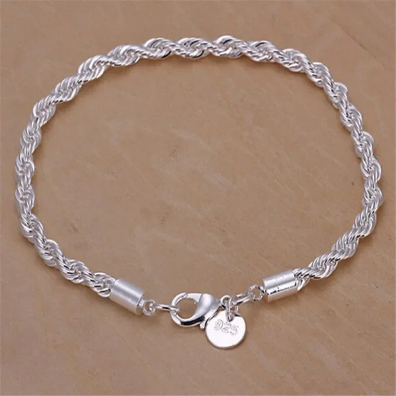 925 Sterling Silver Bracelet Woman Vintage Luxury Original Jewelry Accessories Fashion Designer Party Wedding Jewelry Gifts 2024