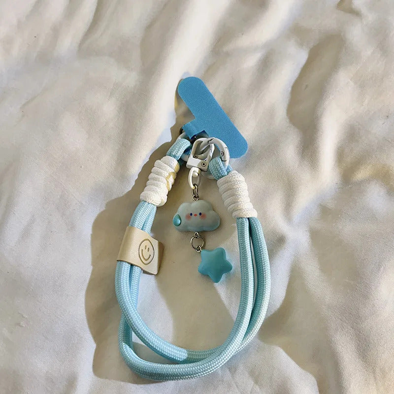 Sanrio Kuromi Fashion Cloud Cell Phone Lanyard Keychain Hello Kitty Cinnamoroll Mug Camera Package Cell Phone Cases Pendant Gift