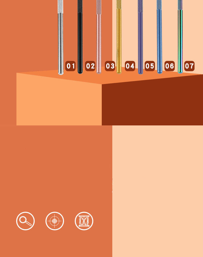 Hot-Selling Cross-Border Stainless Steel Grafting Flowering Auxiliary Tool Special Makeup Beauty Mirror Eyelash Inspection Mirror Eyelash Extensions