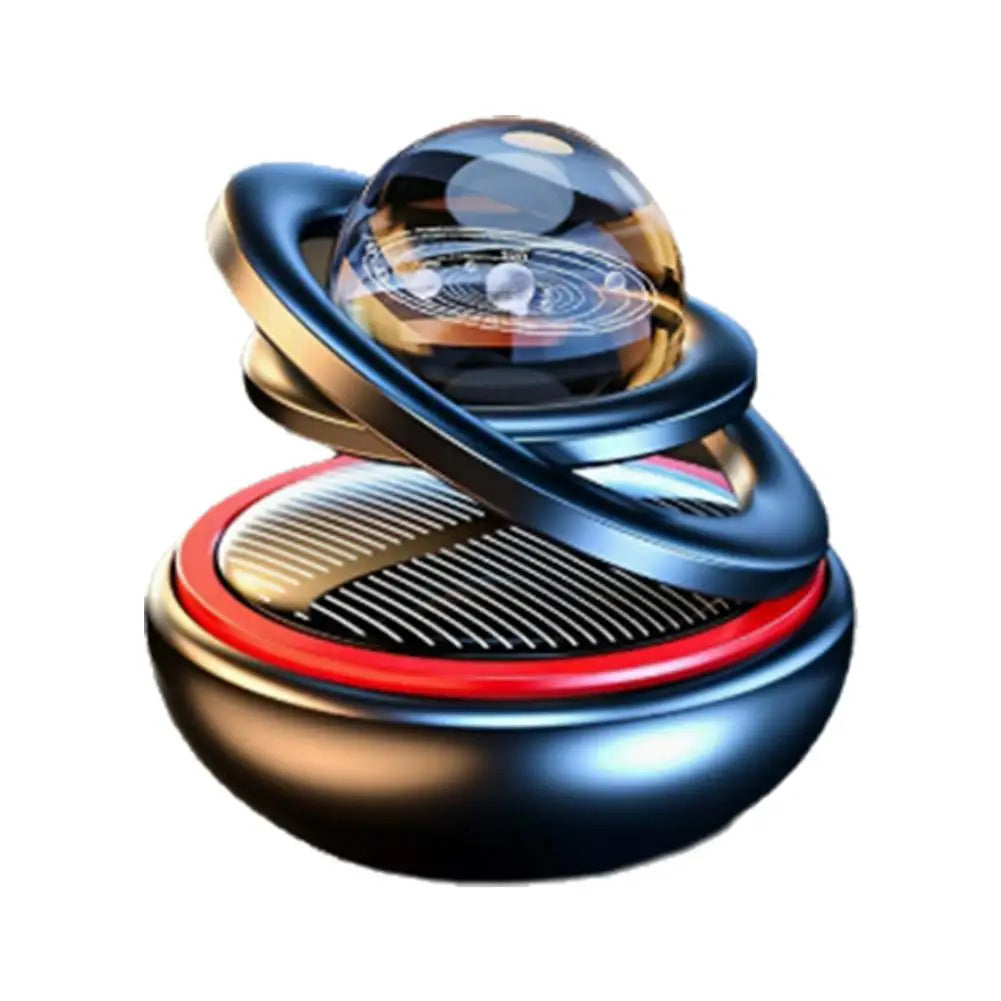 Car Solar Aromatherapy Ornaments Car Double Suspended Crystal Ball Aromatherapy Perfume Ornaments Creative Ornaments