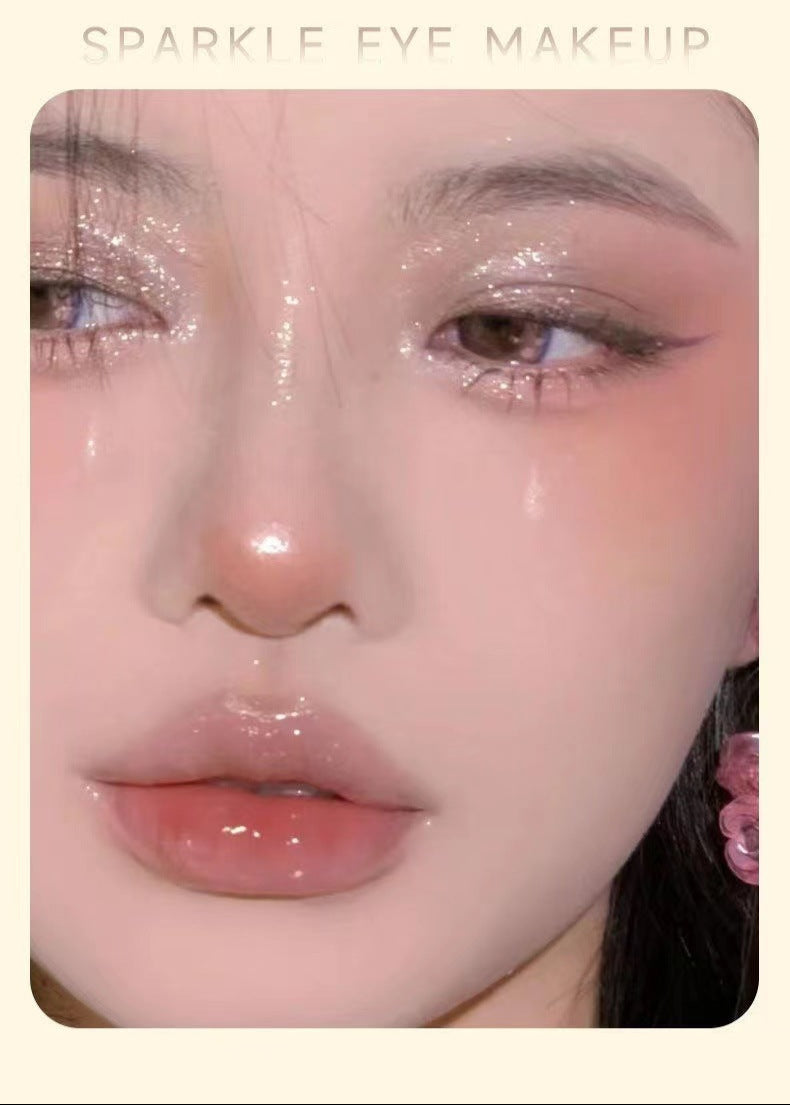 Myho Lazy Eye Makeup Highlight Eye Shadow Pen Lying Silkworm Pen Double-Headed Eye Shadow Stick Non-Blooming Eye Makeup Repair High Gloss Cream for Women