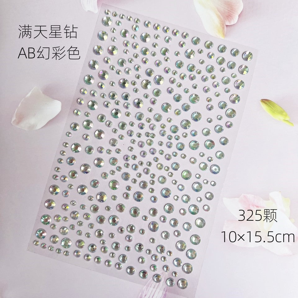 Glitter Gradient Butterfly Wing Tattoo Eye Corner Face Stickers Children's Eye Makeup DIY Stickers Fish Scale Performance Catwalk