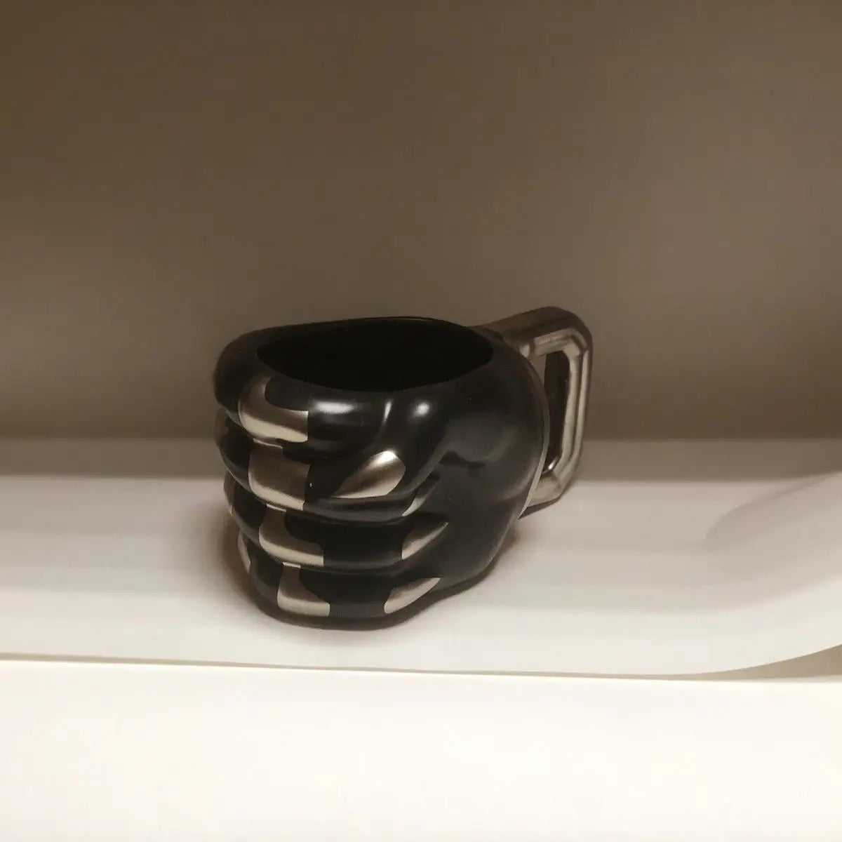 American creative household water cup large capacity black panther coffee cup ceramic cup for boys and girls birthday gifts