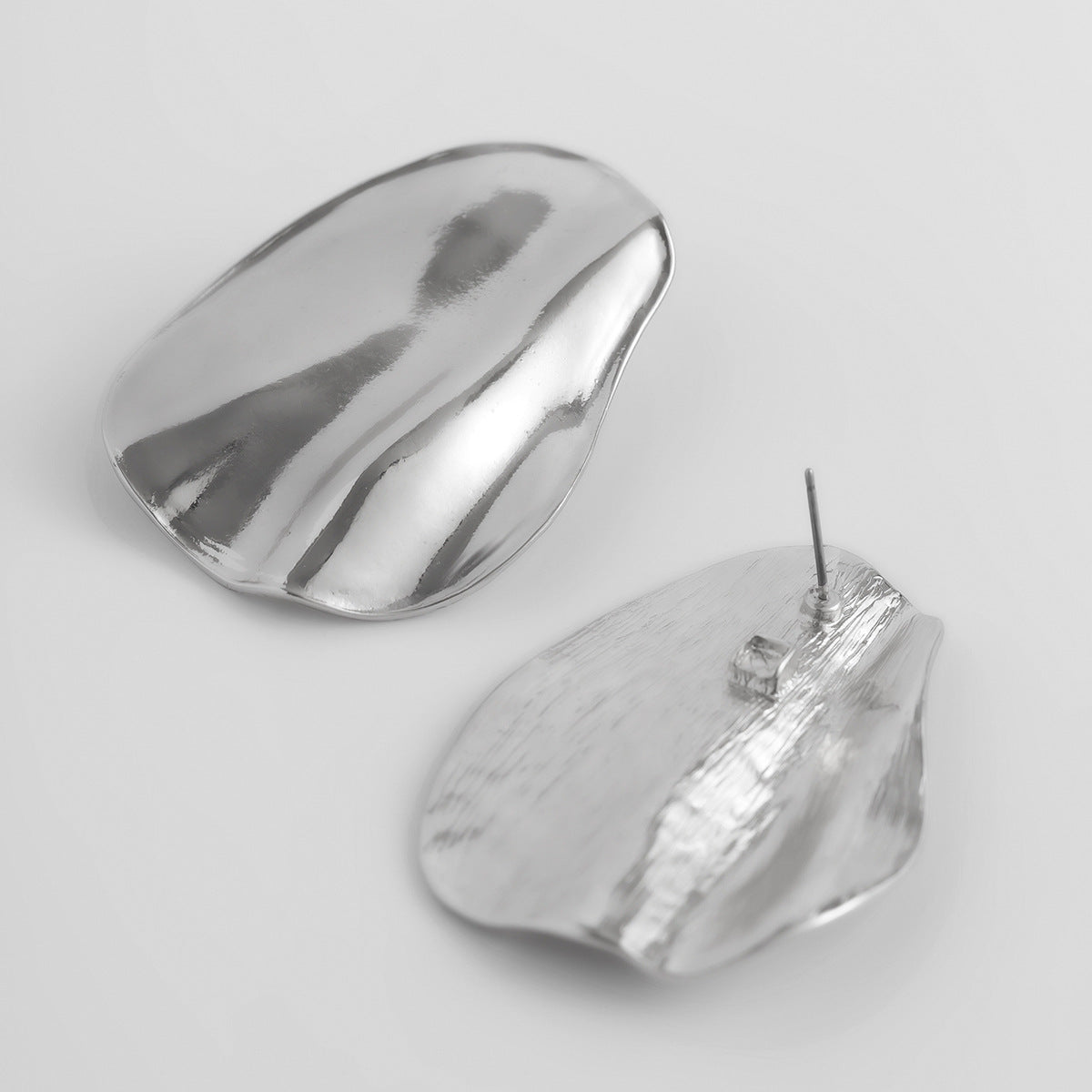 Personalized pleated hollow heart earrings various combinations of sunflower alloy earrings