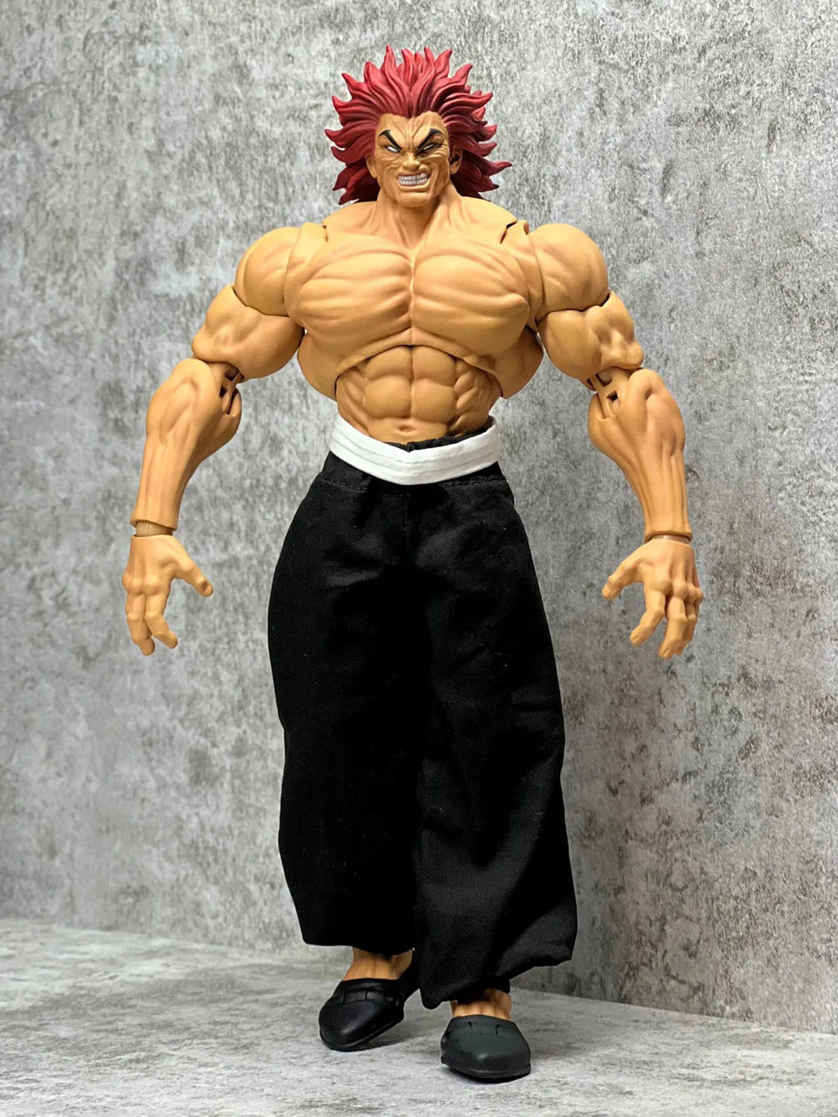 Anime Hanma Yurjiro action figures PVC statue desktop decoration Hanma action figure model toy birthday gift 18cm