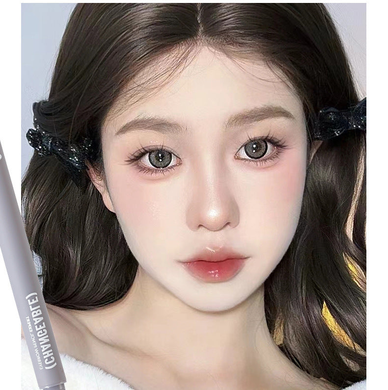 Makeup Xixi 3D Contour Mist Eyebrow Pencil Natural Color Definition Waterproof Smudge-proof Dual-ended Eyebrow Pencil