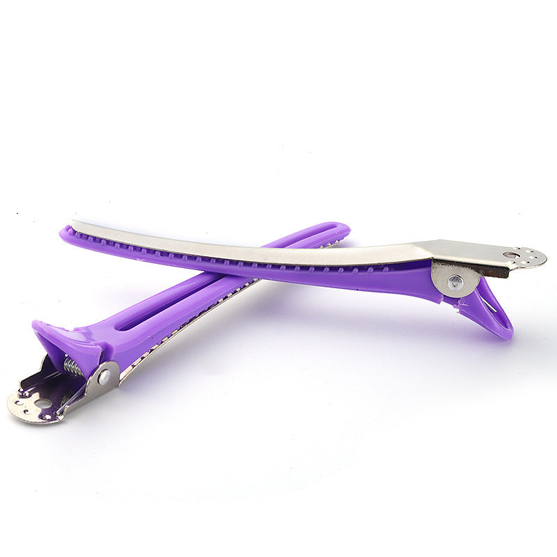 Hair Salon Haircut Hairdressing Clips Perm Dyeing Plastic Makeup No Trace Clips Bangs Positioning Sectioning Clips Duckbill Clips Large