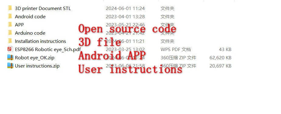 Esp8266 Bionic Robot Eyes Mechanical Robot Simulation Eyes for Arduino Robot DIY Kit Dynamic Wifi Remote Control Robot Starter