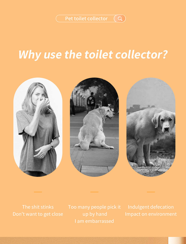 New Cross-Border Amazon Pet Cleaning Supplies Cartoon Pooper Scooper Stool Bag Outdoor Shovel Shit Device Pet Pooper Scooper