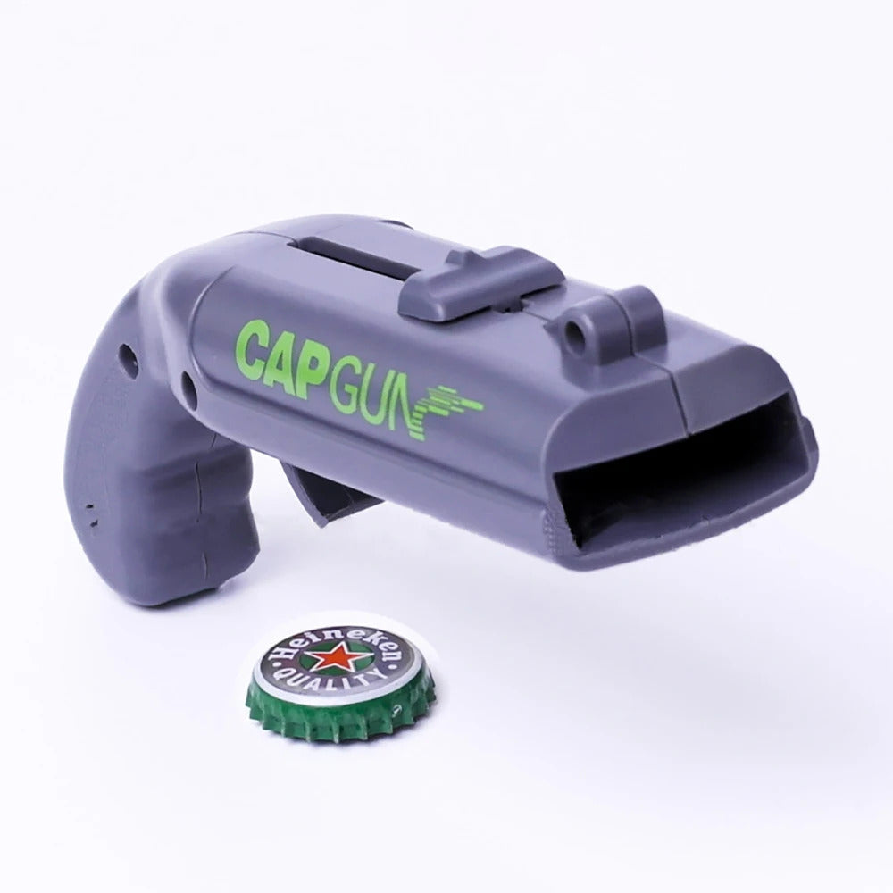 Cap Gun Beer Bottle Opener Portable Beverage Drinking Opening Gun Cap Launcher Kitchen Party Supply Bar Tool Kitchen Accessories