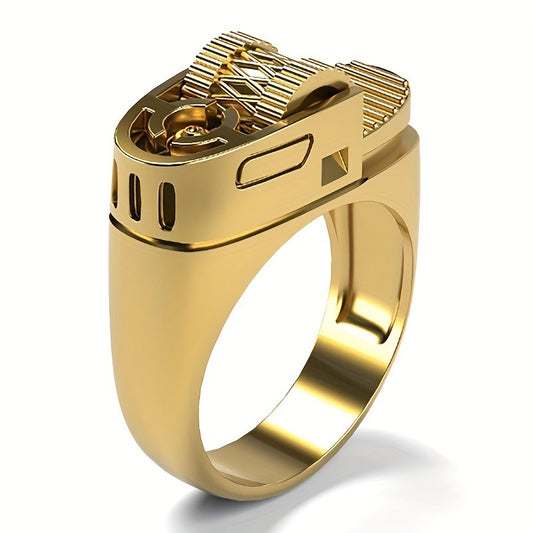 Jewelry WISH Style Lighter-Shaped Ring Creative Finger Ring