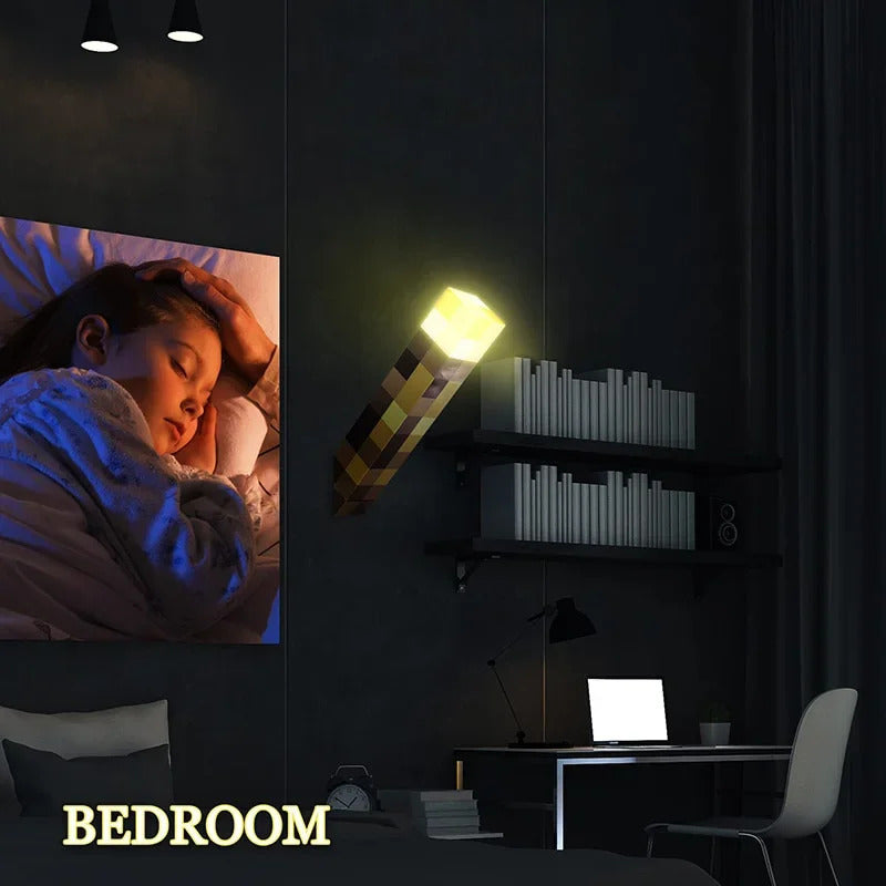 Brownstone Flashlight LED Night Light Bedroom Decorative Light Color Changing Bottle Weapon USB Charging with Buckle Kids Gifts