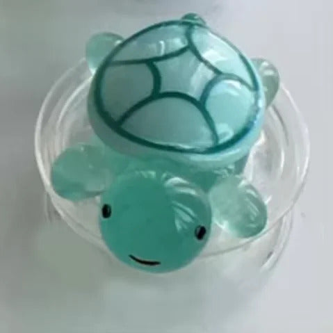 Korean Cute Luminous Turtle Phone Holder Griptok Finger Ring Support For iPhone Samsung Cases Grip Tok Socket Bracket Girl Gift