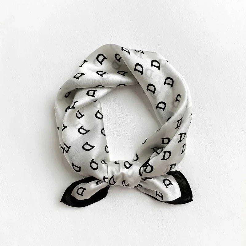 Scarf 100% Silk Bandana Women Square Scarves Wrap Kerchief Mulberry Spring Fashion Luxury High Quality Headband Hijab Shawls