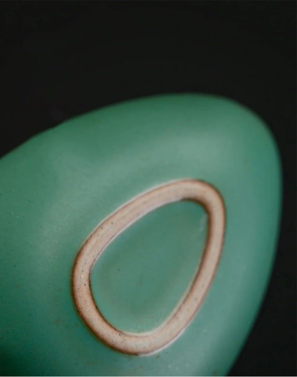 Coffee Bean Measuring Tray Ceramic Bean Dish Coffee Powder Ceramic Measuring Cup Coffee & Tea Accessories for Home Restaurant