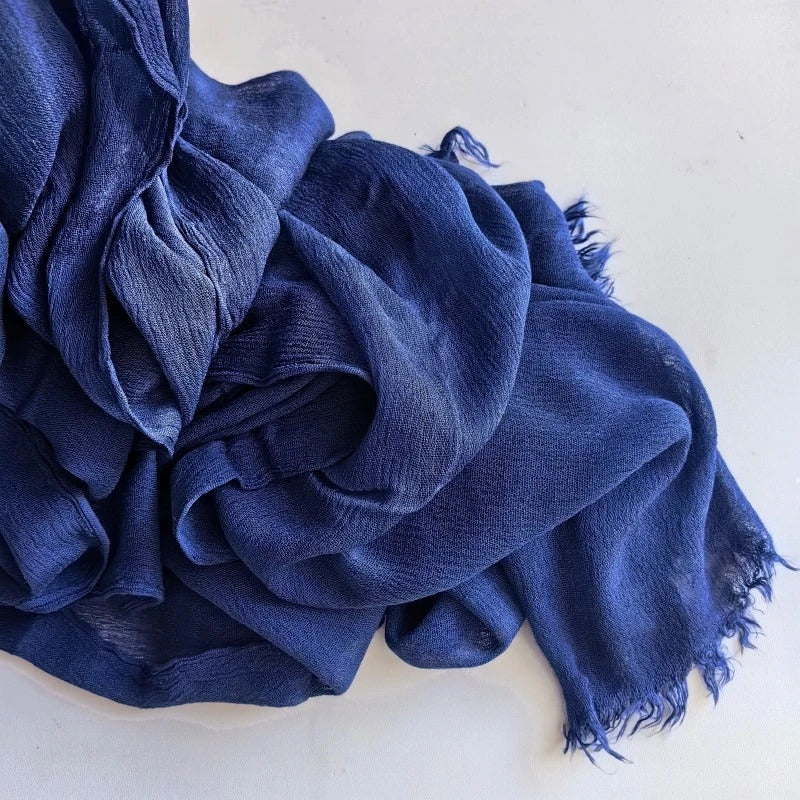 61 Colors Soft Cotton Viscose Scarf Rayon Material Muslim Hijab Mid Eastern Plain Solid Color Headscarf With Tassel