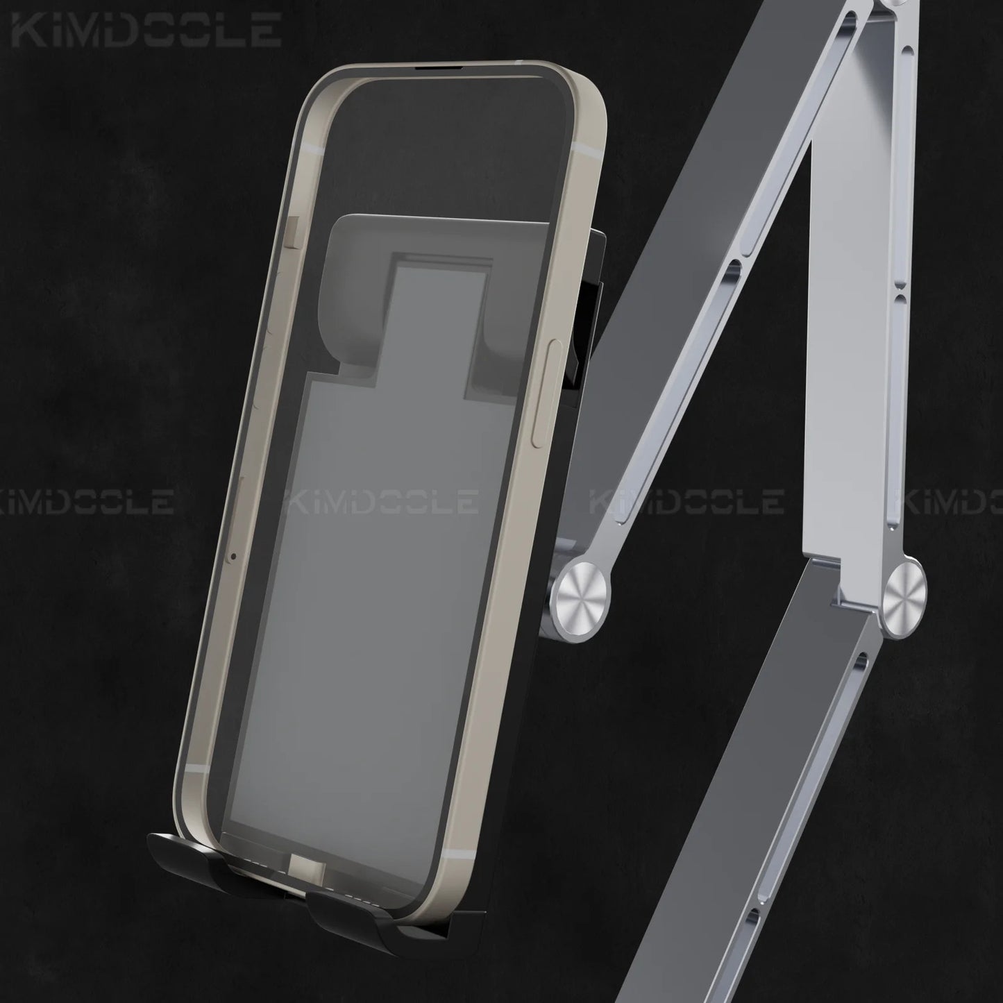 Artpowers Tablet Holder Support for Pad Portable Monitor Holder Phone Stand Laptop Adjustable Rotating Tablet Clip Holder  Mount