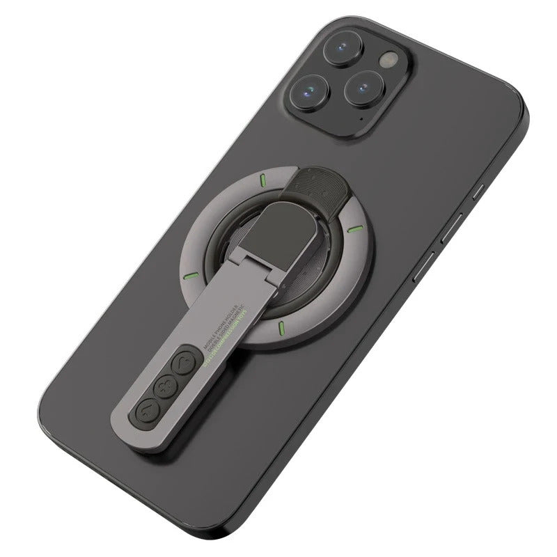 Double-sided Magnetic Luminous Mobile Phone Holder 360° Rotation Decompression Design Zinc Alloy Ultra-thin Portable