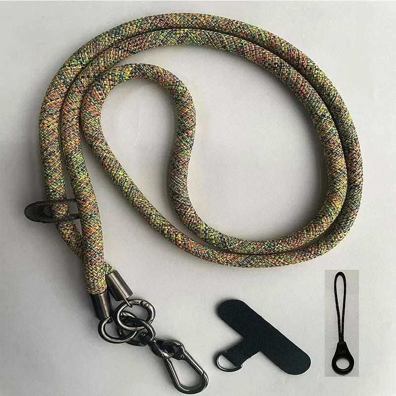 Creative Cartoon Doll Adjustable Diagonal Long Rope Doll Pendant Mobile Phone Pendant Phone Charms Lanyard Phone Strap Chain