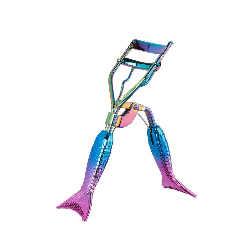 Mermaid Tail Eyelash Curler Portable Natural Curling Non-Pinch Beginner Eyelash Curler Beauty Tool Wholesale