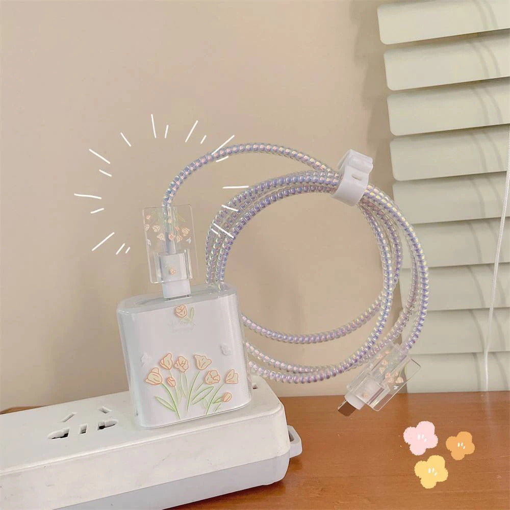 Case For Apple 18/20w Charger Protective Case is Applicable to IPhone 15/14/13/12 Pro Max Data Cable Head Bite Protector Shell