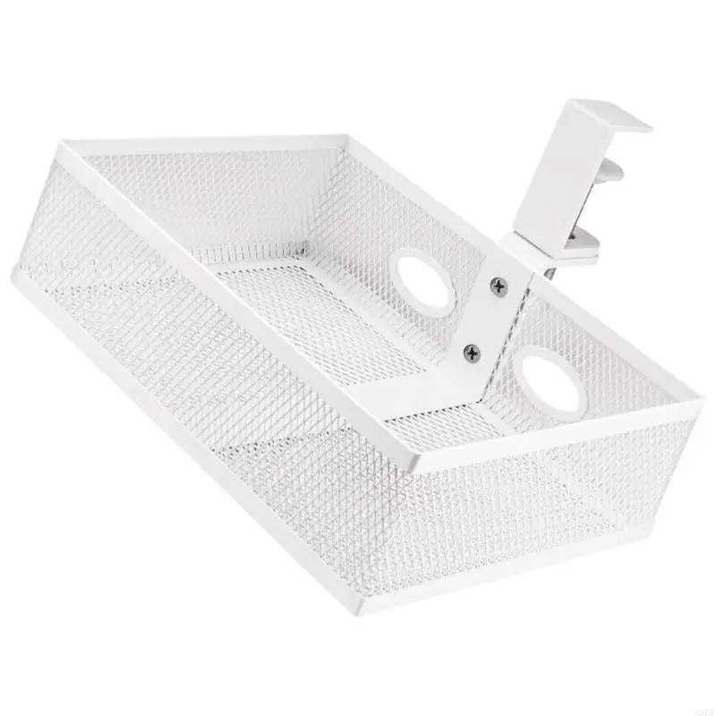 Multifunctional Tray and Basket for Office Supplies Easy Access Under Desk Storage Shelf Large Capacity Drawer