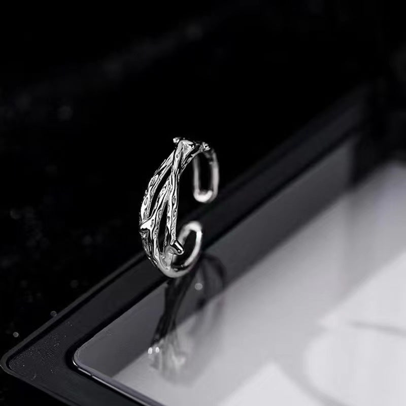 Lightning Ring Men's Light Luxury High-end Sense Distinctive Refined Ring Women