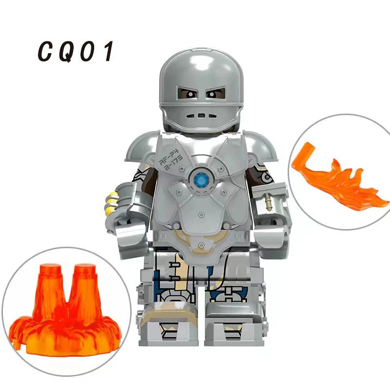 Hot-Selling 4cm Children Anime Figure Hero Building Blocks Kid Gift Assembling Toy Model Mini Movies Characters Figurine Bricks