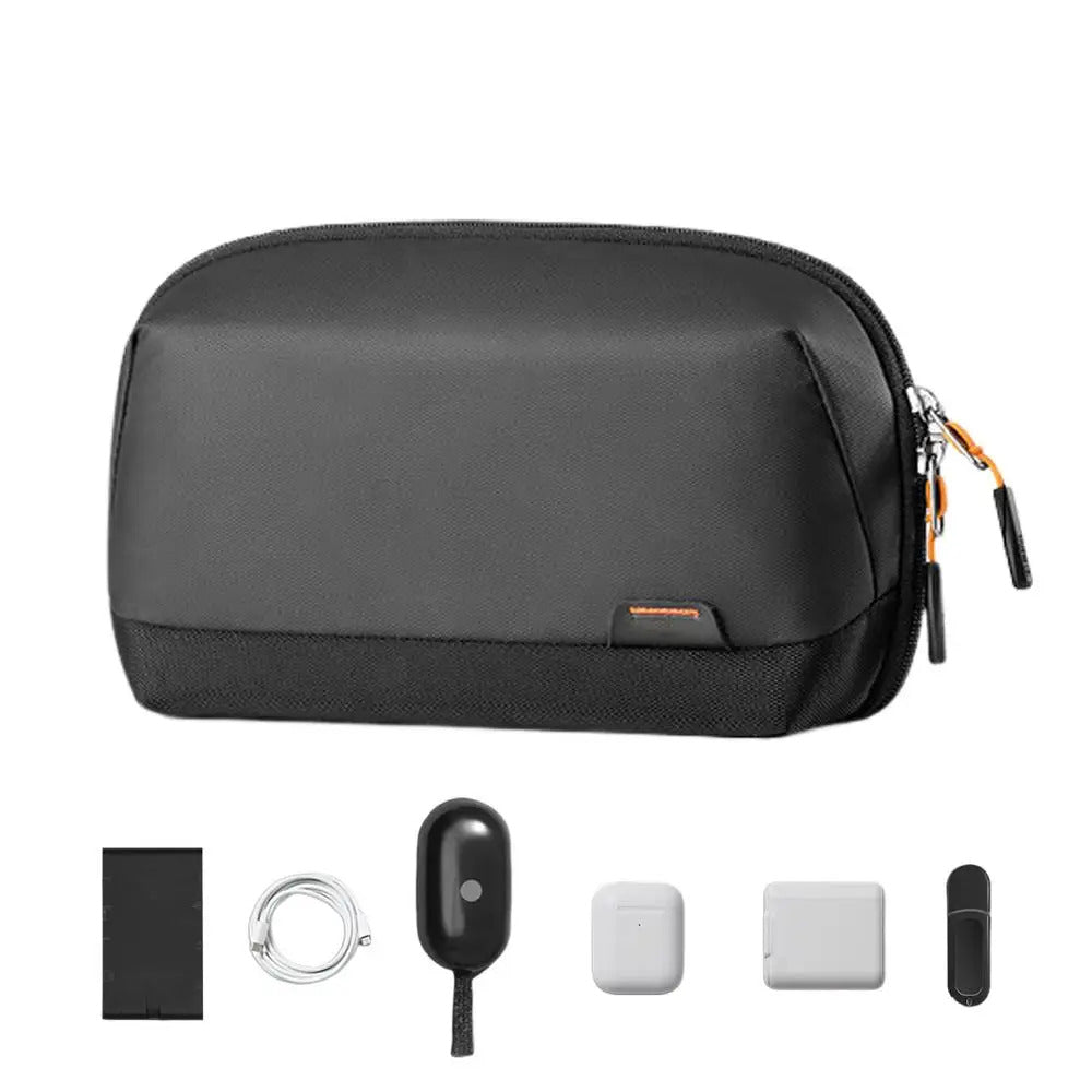 Cable Organiser Bag 180 Opening 2024 New Cable Organiser Electronics Bag Portable Battery Storage Case Cable Storage Box For