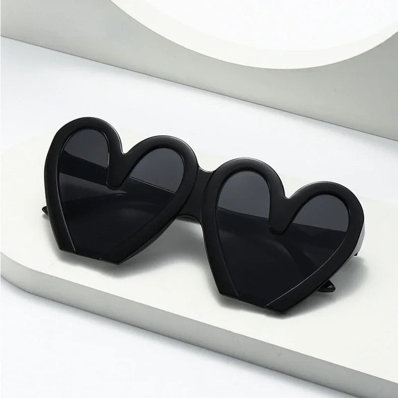 Love Birthday Party Sunglasses Woman Stage Performance Funny Sunglasses Hearts Sweet Fashion Travel Girls Sun Glasses gafas