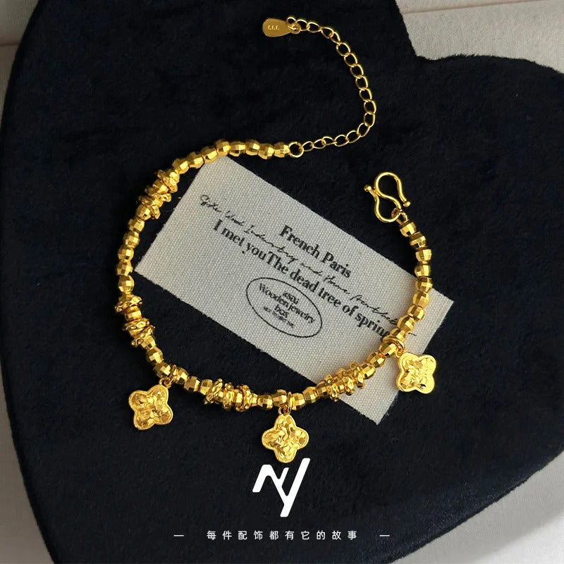 Ladies' Women's Bracelet Jewelry Fashion Gold Store Same Style Gold 9999 24K real gold