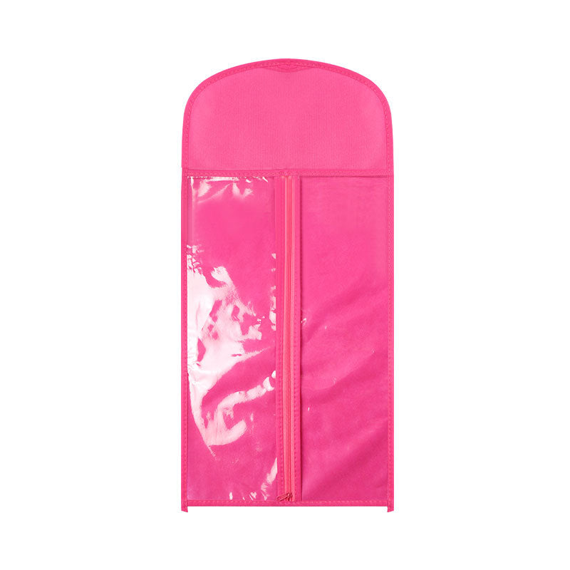 Cross-Border Foreign Trade Non-Woven Wig Storage Dustproof Cover Bag Transparent PVC Wig Hanging Display Storage Rack