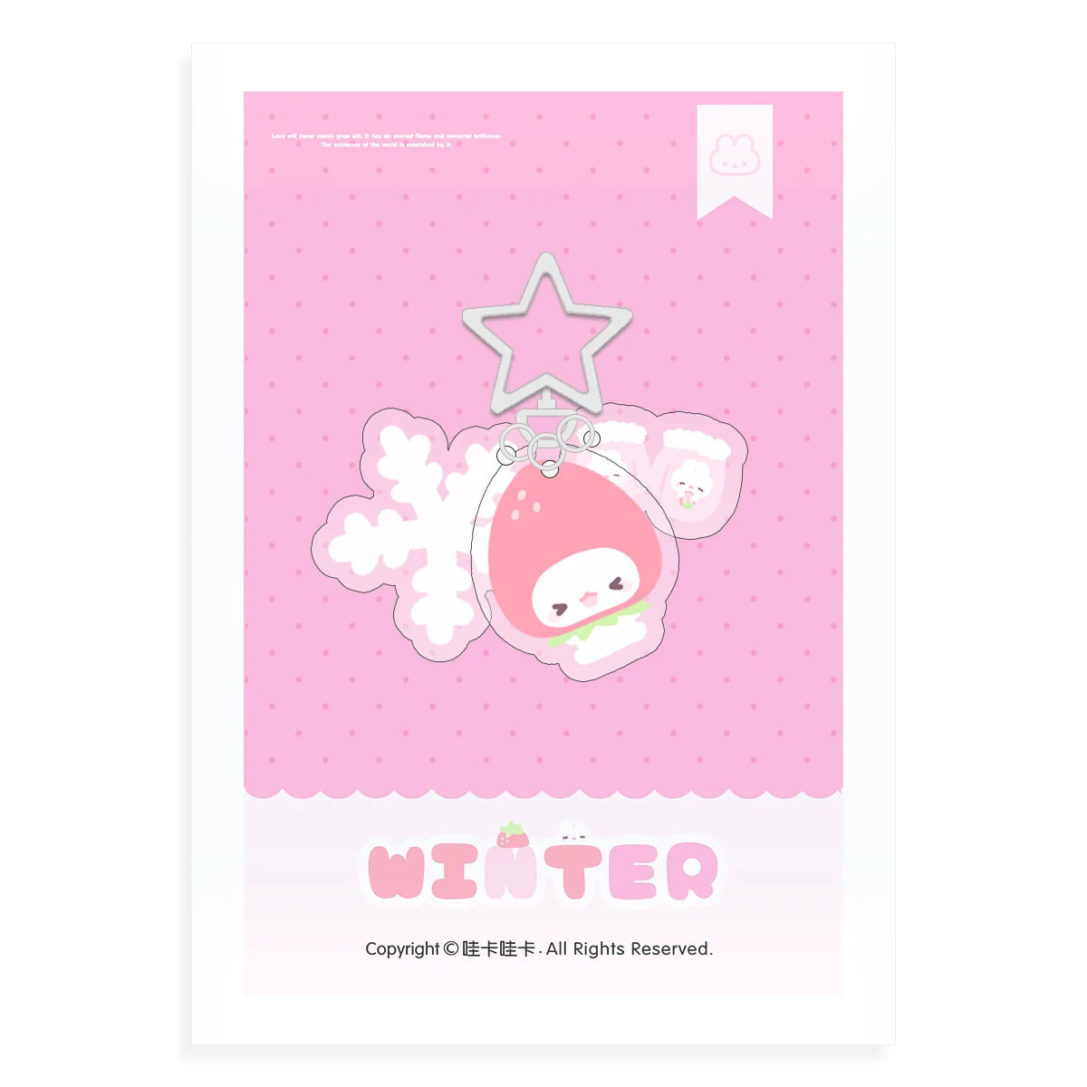 WAKAWAKA Charm Resin Acrylic  Phone Charm with Star Decal Book Phone Lanyard Keyring Keychain Wing Heart Phone Strap