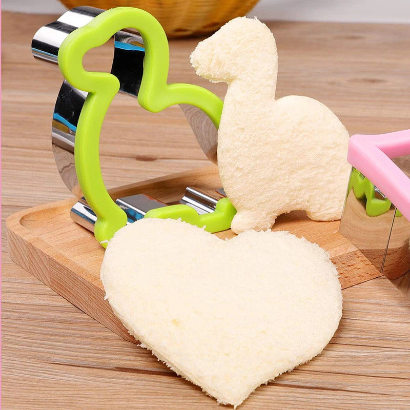 Sandwich Cutters DIY Cookie Shapes Embosser Food Molds Makers Girls For Children Kids Bread Toast Lunch Bento Box Kitchen Tools