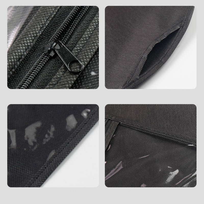 Cross-Border Foreign Trade Non-Woven Wig Storage Dustproof Cover Bag Transparent PVC Wig Hanging Display Storage Rack