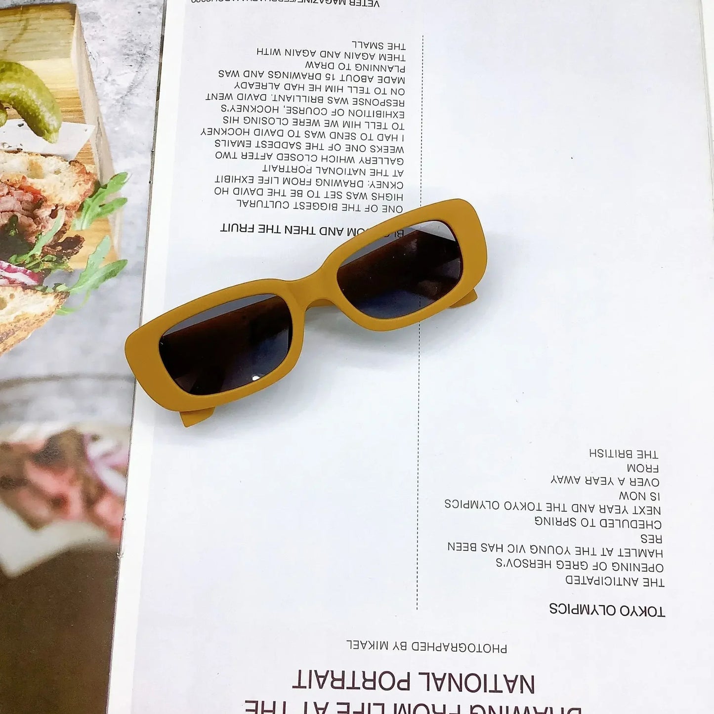 Children Cute Vintage Frosted Rectangle Sunglasses Outdoor Girls Boys Sweet Sun glasses Protection Classic Kids eyewear UV400