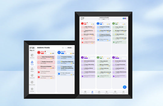 10.1inch Family Electronic Calendar Horizontal Vertical English Version Calendar Countdown Schedule Memo