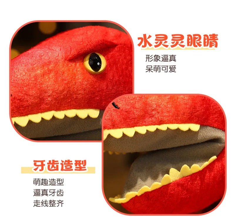 Stuffed Plush Dinosaur Toys Hand Finger Story Puppet Kawaii Dolls Educational Baby Toys Tyrannosaurus Rex Children Gift