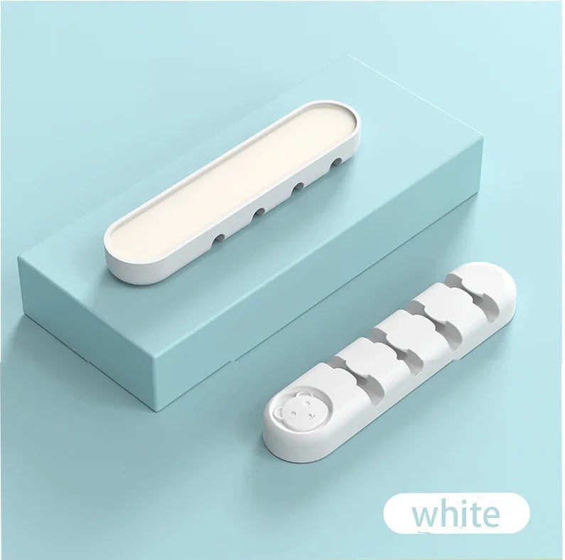 Silicone Desktop Cable Organiser Fixer Data Cable Organizer Fixed Headphone Cable Clip Wire Organizer Gods of Cable Management