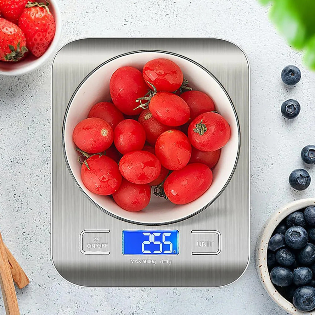 5Kg Kitchen Digital Scale Stainless Steel Mini Precision Weight Scale 0.1g Portable Weights Scale Cooking Baking Measuring Tools