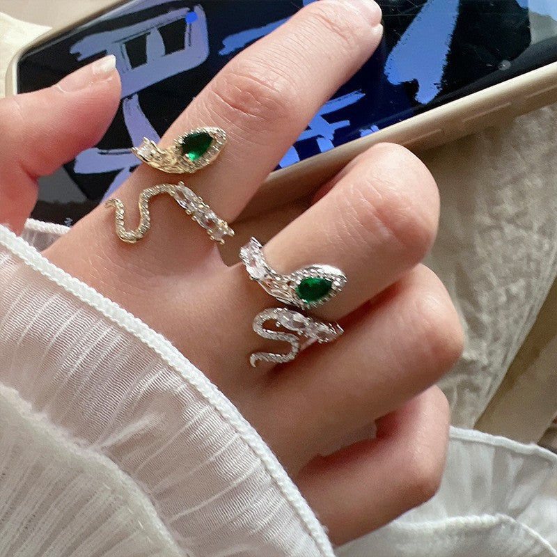 Sand Gold Opening Adjustable Frosted Ring Women's Fashion Sweet Light Luxury Niche Exquisite Ring Ancient Design