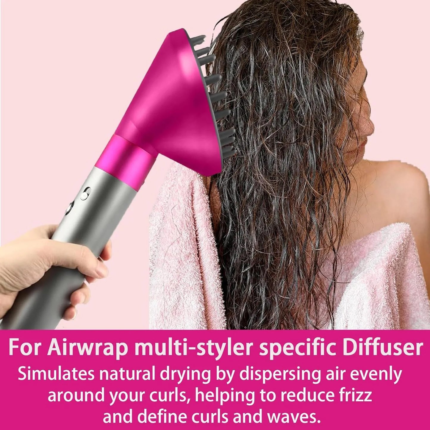 For Dyson Airwrap HS01 HS05 Hair Styling Nozzle Brush Anti fly Hair Nozzle For Dyson Hair Dryer Accessories Auto Hair Curling