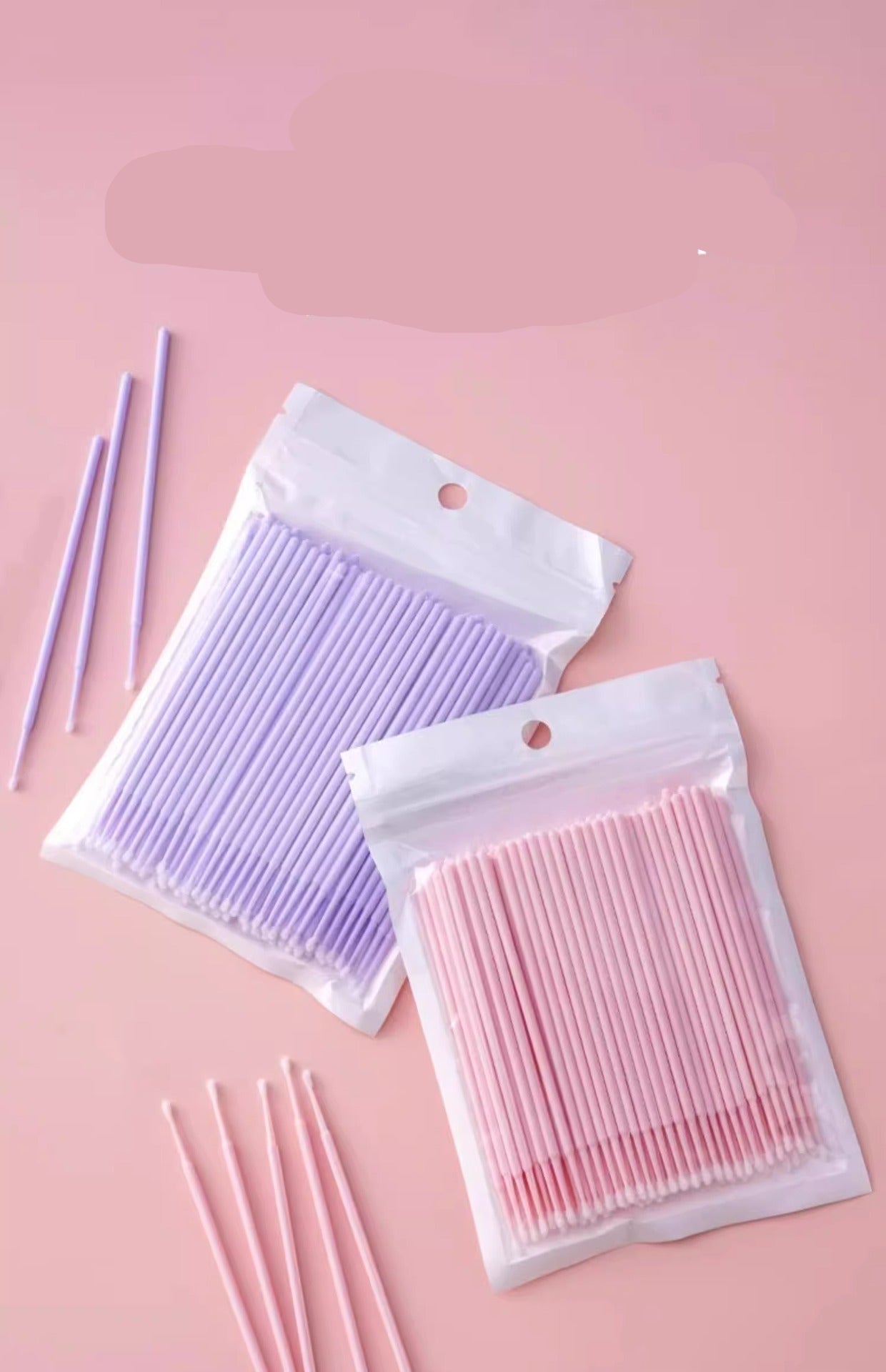 Nano Cotton Swab Makeup Special Changing the Makeup Eyeliner Remover Ultra-Fine Pointed Cotton Swab Eyelash Removal Eyelash Beauty Eyelash Tattoo Cleaning